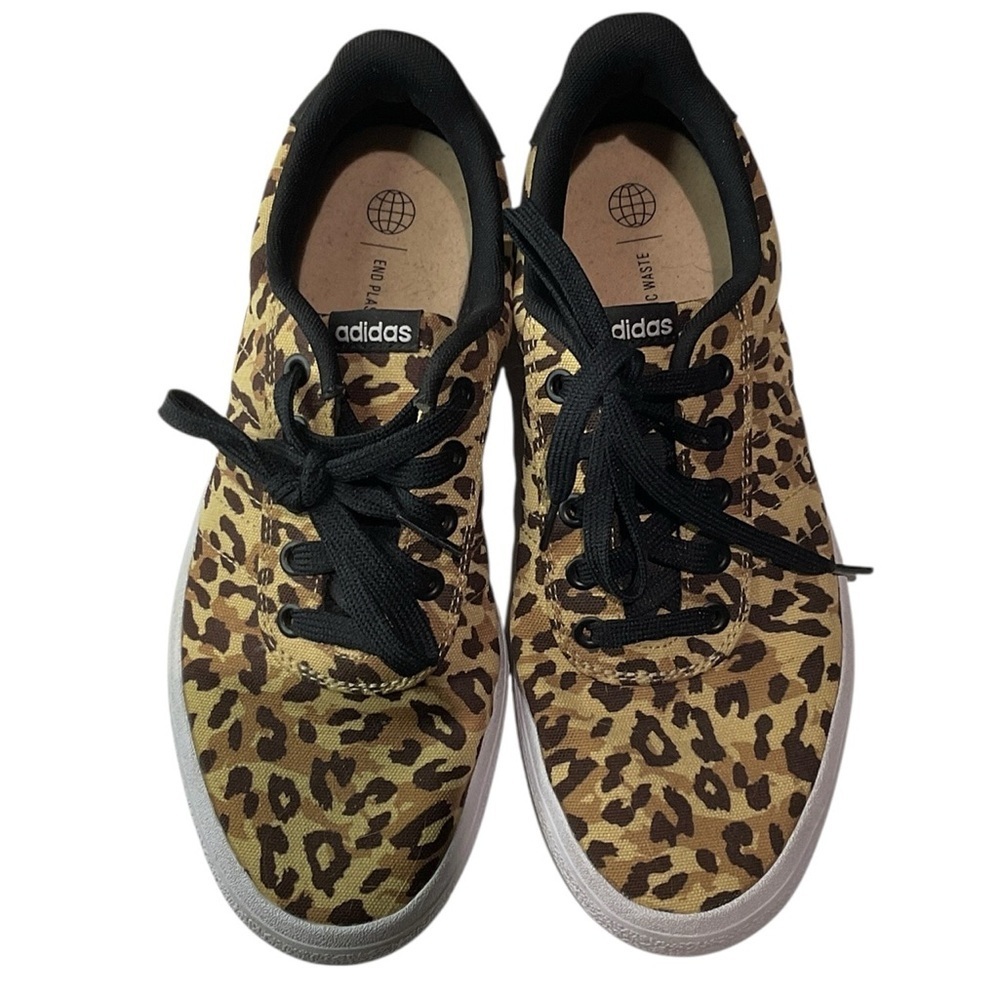Adidas x Farm Rio VULC RAID3R Leopard Print Skateboarding Sneakers Size 8 - Picture 2 of 11